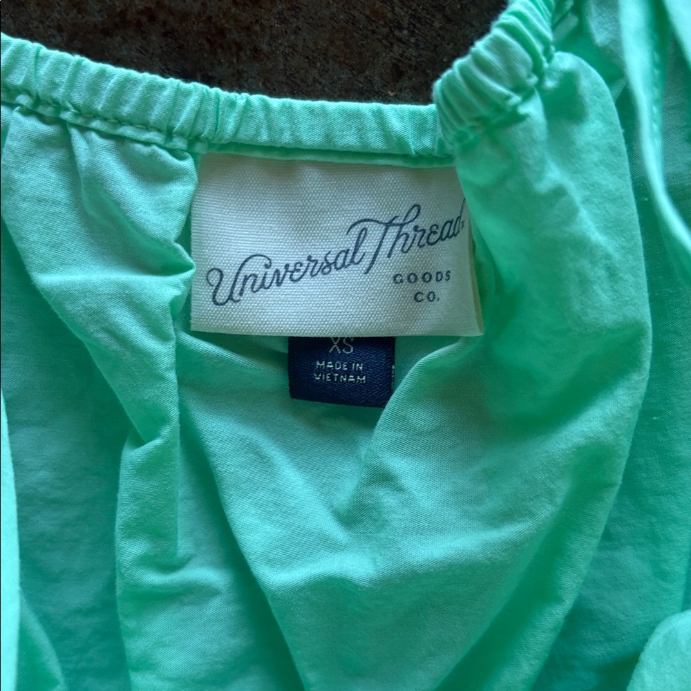 Women's Target light green sun/easter dress size XS - Picture 2 of 4